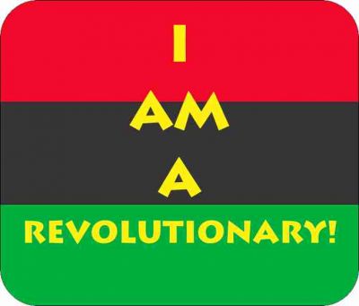 I Am A Revolutionary Black Art Mousepad